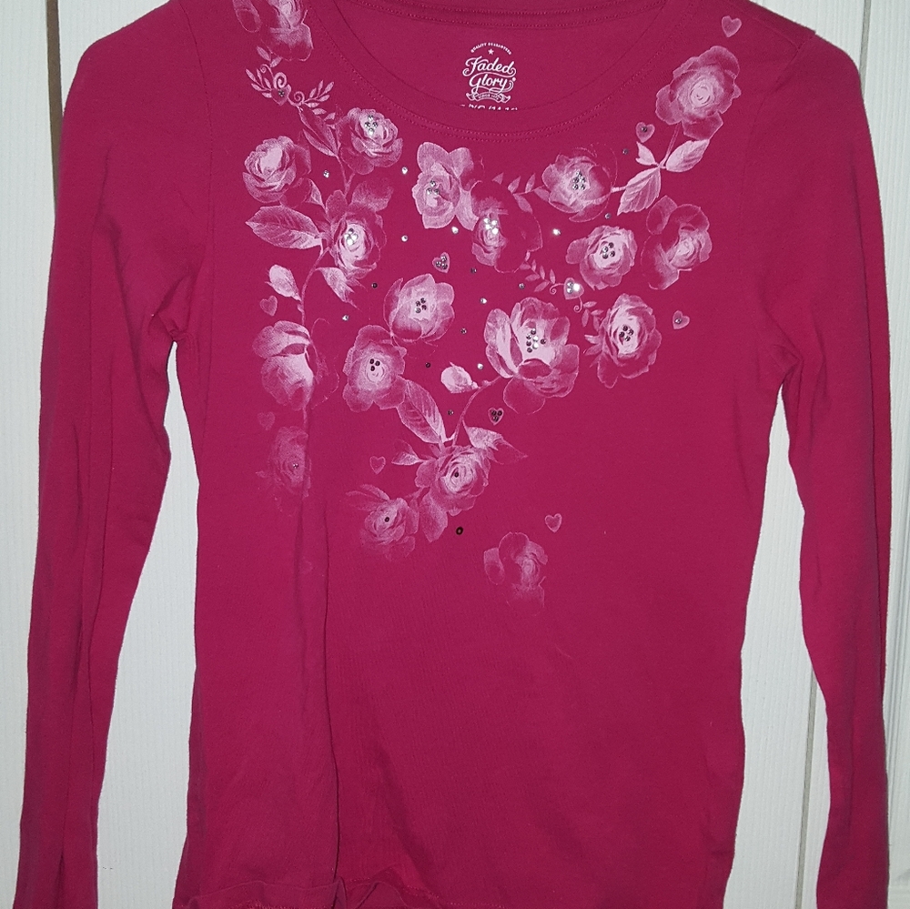 Faded Glory girls long sleeve shirt
